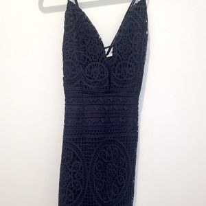 Lovers and Friends crochet dress.
